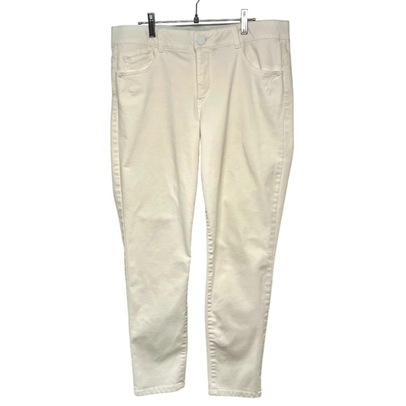 Democracy Abroad Technology Optic White Stretch Skinny Jeans Women’s 12 - Picture 5 of 14